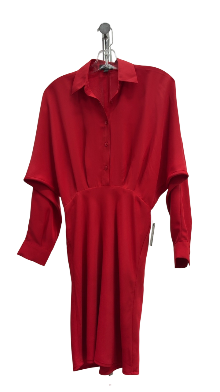 express red long sleeve dress Red Express Long Sleeve Dress Women's